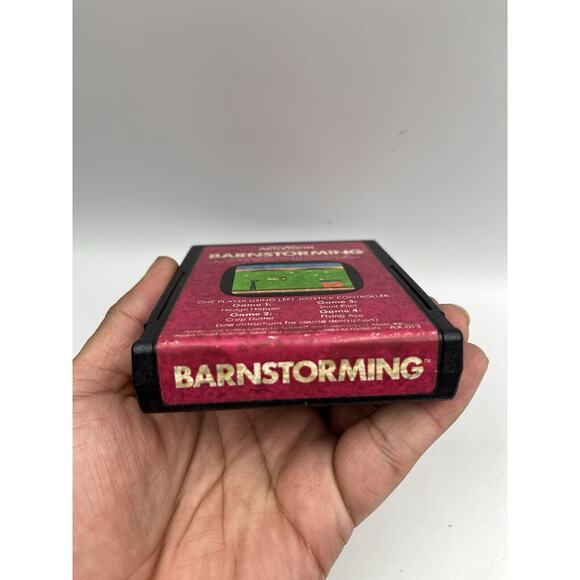 Atari 2600 Barnstorming Tested Rare Combined Ship - Picture 3 of 4